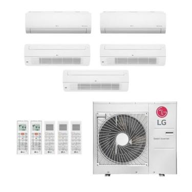 Imagem de Ar-Condicionado Multi Split Inverter LG 48.000 (2x Evap HW 9.000 + 3x 