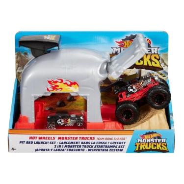 Imagem de Hot Wheels Monster Truck Lançador Extremo Bone Shaker Mattel