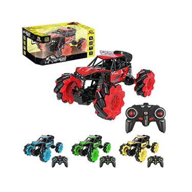 Imagem de Super Carrinho de Controle Off Road Maluquinho Comando Total Anda até dos Lados - Recarregável (verde)