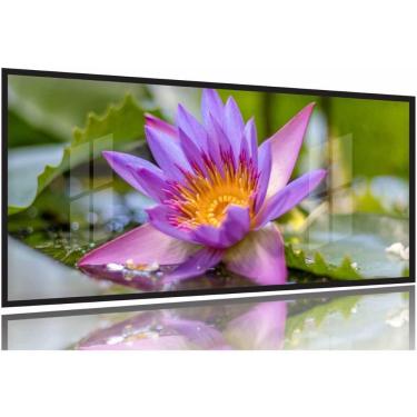 Imagem de Quadro decorativo Flores - Paisagem Natureza - 130x60 Moldura Preta 2x2