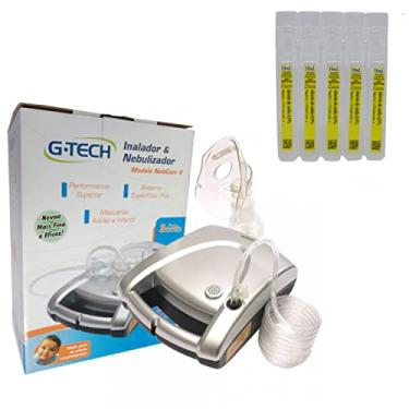 Imagem de Inalador Nebulizador G-tech Com Soro Incluso