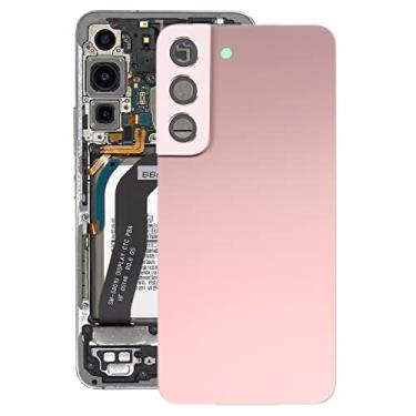 Imagem de HONGYAN Peças de substituição de telefone celular Tampa traseira da bateria com capa de lente da câmera para Samsung Galaxy S22 5G SM-S901B Acessórios telefônicos