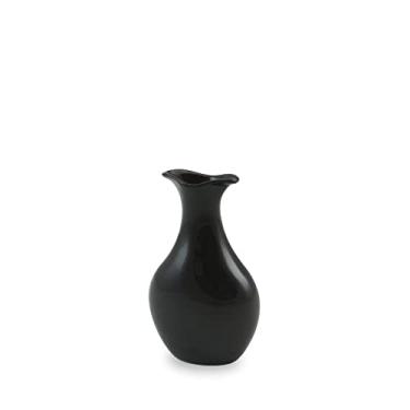 Imagem de Ceraflame Vaso de Cerâmica Tulipa 11Cm Preto