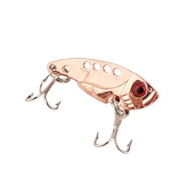 Imagem de Ejoyous Iscas de pesca de metal, iscas de pesca, lâmina dura, isca artificial, baixo giratório, colher de manivela, isca de manivela, anzol, para água salgada, pesca de salmoura, poleiro, truta zander
