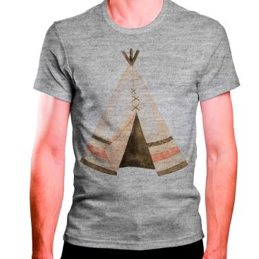 Imagem de CAMISETA MASCULINA Cabana Indígena
