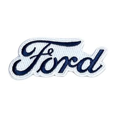 Imagem de Detroit Shirt Company Logotipo Ford Script Patch para roupas, chapéu, jeans, acessórios DIY