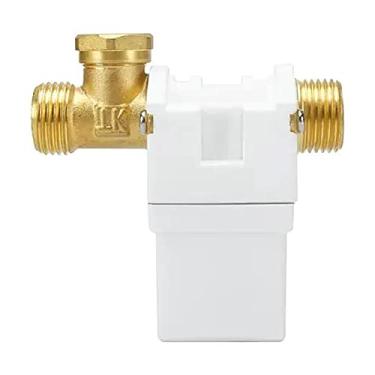 Imagem de Metaland Válvula solenoide de 12 V para aquecedores solares de água normalmente fechada, rosca G de 1/2"