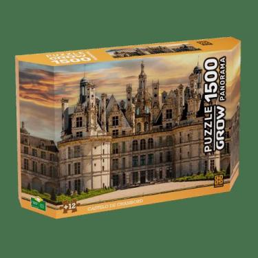 Imagem de Puzzle 1500 Peças Panorama Castelo De Chambord - Grow