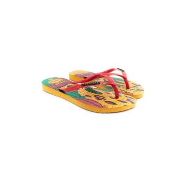 Imagem de Chinelo Feminino Havaianas Slim Cactus - Laranja