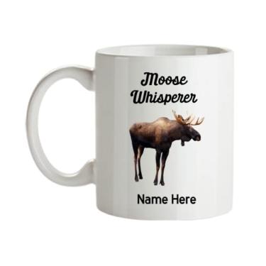Imagem de Caneca de alce personalizada, caneca de alce sussurro, presente de alce personalizado, de aniversário de alce, caneca de alce personalizada