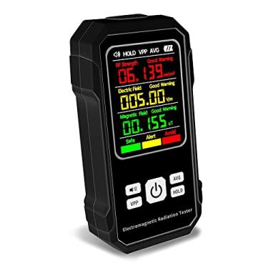 Imagem de Qudai Detector multifuncional de radiação eletromagnética Testador de intensidade de campo elétrico Medidor de teste de intensidade de campo magnético Dispositivo de detecção de força de radiofrequênc