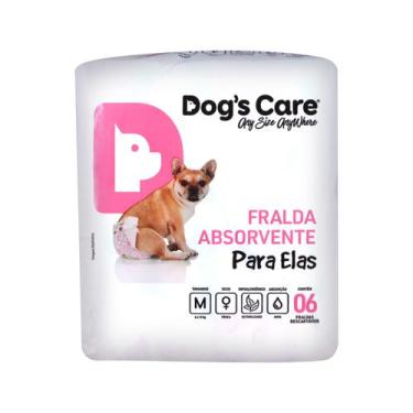 Imagem de Fralda Para Femeas Tam M - Pacote Com 6 Unidades - Dogs Care