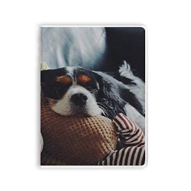 Imagem de Caderno de fotos sentimentais de animais Lazy Dog Capa Diário de capa macia