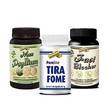 Imagem de Kit tira fome 3: Tira Fome + Fast Blocker + Max Psyllium