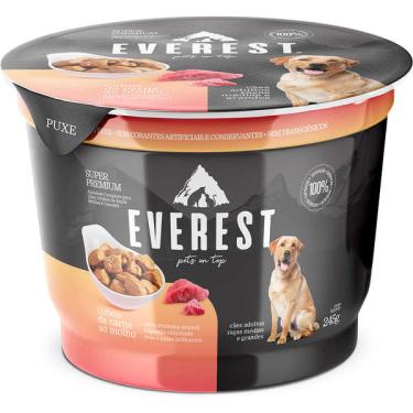 Imagem de Ração Úmida Everest Cubos de Carne ao Molho para Cães Raças Médias e Grandes - 245 g