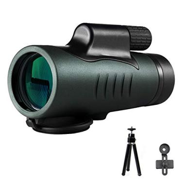 Imagem de Telescópio Monocular 10X42 binóculos portáteis de alta ampliação à prova d'água, oculares grandes, adequados para observação de pássaros e jogos de pés selvagens