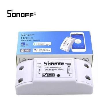 Imagem de Sonoff Basic Interruptor Wifi P/ Automação Residencial
