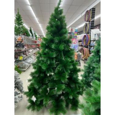 Imagem de Árvore De Natal Pinheiro Verde Luxo A0221e-2.10M-566 Galhos - Bijoprat