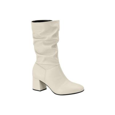 Imagem de Bota Cano Longo Feminina Salto Medio Beira Rio Conforto