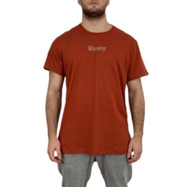 Imagem de Camiseta Rusty Silk Stamp - Masculina