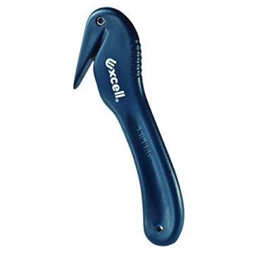 Imagem de WOD SD-259B Dispensador de filme plástico elástico de impacto e cortador de segurança rápido – ideal para escritório e uso comercial, Azul, 12 - Pack