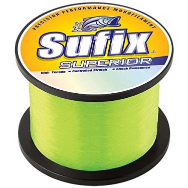 Imagem de Sufix Linha de pesca superior 1/1,8 kg tamanho carretel (amarelo, 5,4 kg)