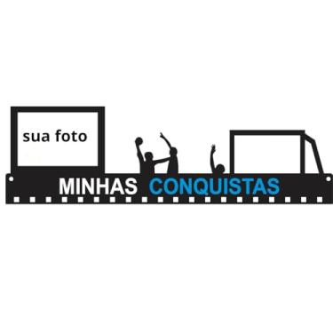 Imagem de Porta Medalhas Polo Aquático Quadro Minhas Conquistas MDF