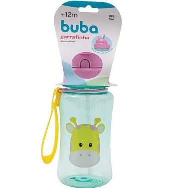 Imagem de Garrafinha Animal FUN Squeeze Infantil Garrafa Buba, Girafa