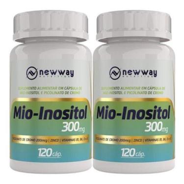 Imagem de 2x Mio Inositol 120 Cápsulas 300mg - New Way