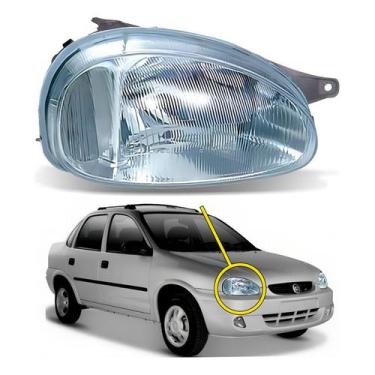Imagem de Farol Dianteiro Direito Corsa Classic 1.0 1997 A 2010 - RF