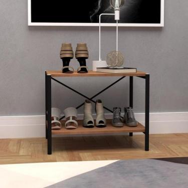 Imagem de Multiuso Vintage Pastana Preto com 2 Suportes - Mais de Casa