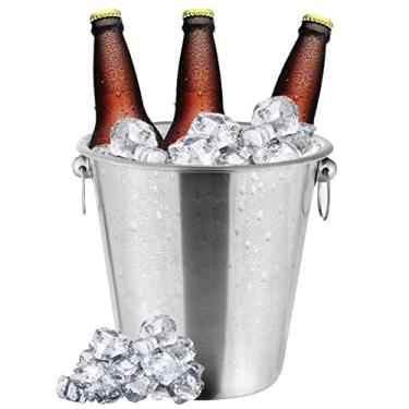 Imagem de Wincy BALDE DE GELO CHAMPAGNE 4,5 LITROS 21CM INOX, Prata