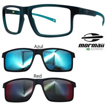 Imagem de Oculos Mormaii 6127 Swap 5 K04 com 2 Clipons - Escolha a Cor, Azul, Re