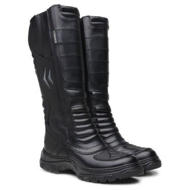 Imagem de Bota Bombeiro Militar e Civil em Couro Legitimo Resistente - Kallucci,