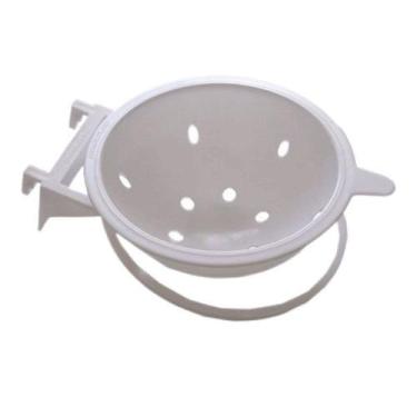 Imagem de Ninho de Plástico - Com Suporte Para Canário de Porte - Branco - Anima
