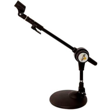 Imagem de Pedestal Microfone De Mesa Vector Mini Girafa Preto Sm-30p
