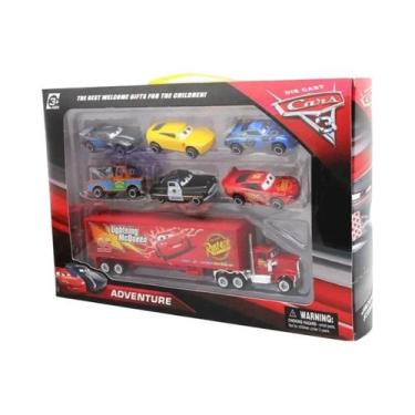 Imagem de Carrinho de Metal Diecast Relâmpago McQueen, Mate e Mack - Disney Pixa