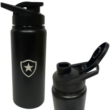 Imagem de Garrafa Botafogo Squeeze Alumínio 600ml Oficial Estrela Solitária
