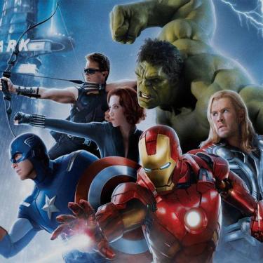 Imagem de Papel de Parede Adesivo Infantil Vingadores Personagens 1X1 - Final De