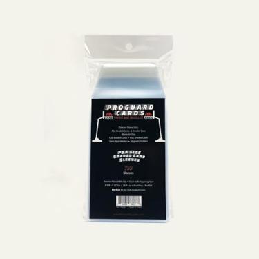 Imagem de PSA mangas de 100 capas de cartão classificadas para PSA Slabs e mais