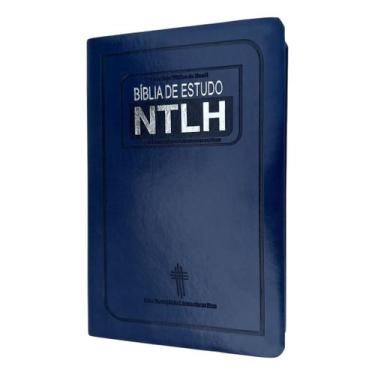 Imagem de Bíblia de Estudo NTLH Azul  Linguagem simples - central