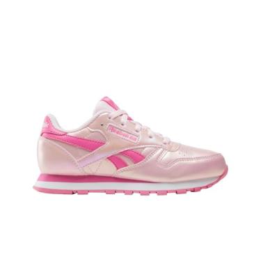 Imagem de Reebok Tênis feminino infantil Smash Edge, Preto/Calçado Branco/Reebok Gum1, 4.5 Big Kid