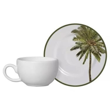 Imagem de Xícara de Café Branca com Pires Malibu Plus 80ml 1081-105 - Alleanza