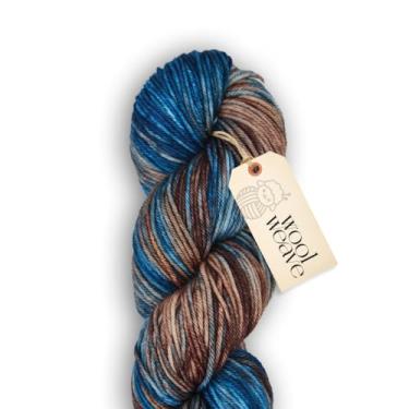 Imagem de Woolweave Fio penteado – 100% fio de lã merino extrafina para tricô e crochê – tingido à mão, ultramacio e quente – novelo de 100 g, 180 metros – lavável na máquina