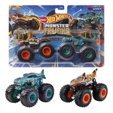 Imagem de Carrinho Monster Trucks Hot Wheels 1:64 Sortido c/2 - Mattel