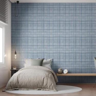 Imagem de Papel de Parede Revoada Mini Pinceladas azul, menta e cinza 4415 - BOB