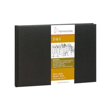 Imagem de Desenho D&S Sketch Book 140 g/m², preto, A6, paisagem, 62 fls