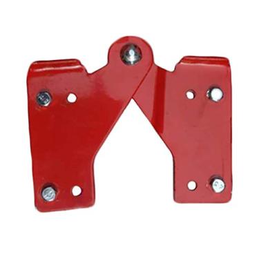 Imagem de Kit de substituição de dobradiça de escada de alumínio em espinha de peixe para escada, acessório para escada de sótão/acessórios (2 peças) (grande)