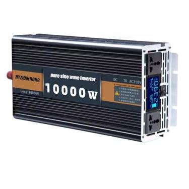 Imagem de 24V TO 220V,Inversor de onda senoidal pura de 10000 W, conversor de inversor de carro 12 V 24 V 48 V 60 V para 110 V 220 V, conversor de energia com tela colorida inteligente