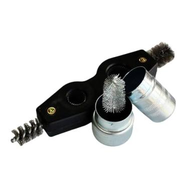 Imagem de Baoblaze Limpeza de escova de tubos de cobre dentro e fora do fio Ferramentas automotivas Tubo Tubo Tool Tool aço Brush de arame para brasagem